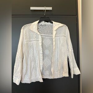 Zara Crop Button Down